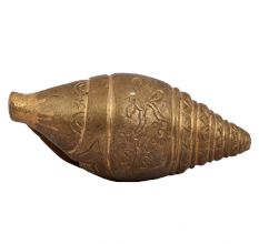 Hand Carved Brass Conch Gifting Showpiece