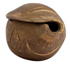 Hand Carved Brass Conch Gifting Showpiece