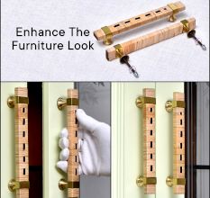 Natural Big Rattan Cabinet Handles (8 Inch)