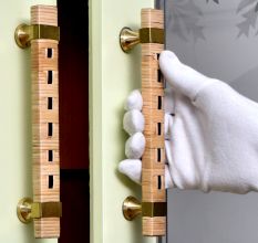 Natural Big Rattan Cabinet Handles (8 Inch)