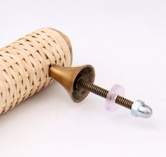 Natural Small Round Rattan Cabinet Handles