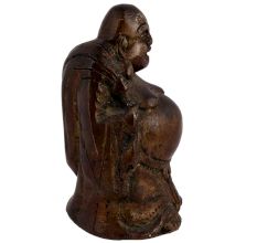 Brass Standing Buddha Statue For Wealth And Happiness