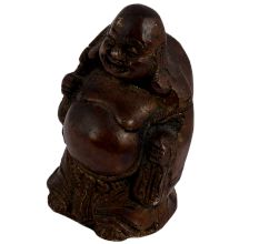 Brass Standing Buddha Statue For Wealth And Happiness