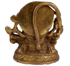 Brass Panchmukhi Lord Hanuman Statue For Worship