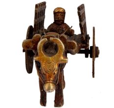 Brass Bullock Cart Decoration Showpiece