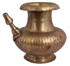 Indian Spouted Spiritual Holy Brass Pot Or Lota