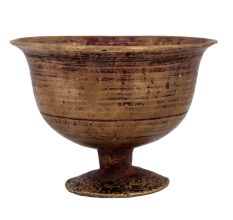 Brass Planter Pot Urn Design with Stand and Round Base