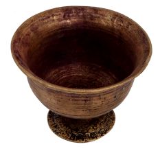 Brass Planter Pot Urn Design with Stand and Round Base
