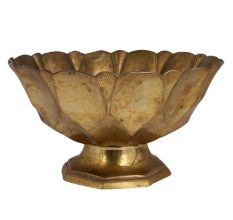 Brass Serving Cup Or Bowl On Stand For Home Decorative