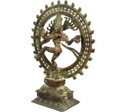 Brass Dancing Shiva Statue Home Decoration