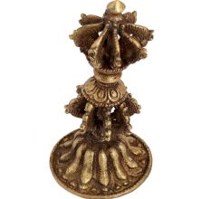 Brass Tibet Dorje Phurba On Stand Showpiece