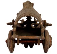 Brass Vintage Bullock Cart Statue  Home Decoration