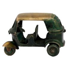 Handmade Brass Auto Vehicle Statue Toy Showpiece