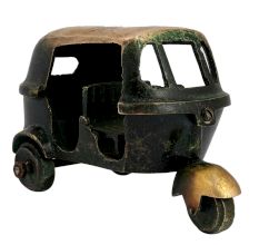 Handmade Brass Auto Vehicle Statue Toy Showpiece