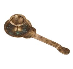Brass Diya Dhoop Holder Havan Spoon With Long Handle