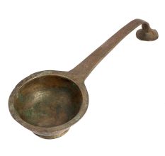 Brass Pooja Diya-With Traditional Long Handle