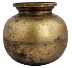 Brass Big Round Water Storage Pot
