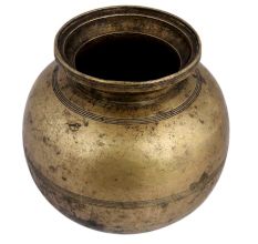 Brass Big Round Water Storage Pot