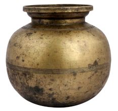 Brass Big Round Water Storage Pot