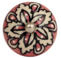 Peach Flower Ceramic Wine Bottle Stopper