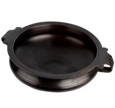 Black Brass Traditional Urli For Decoration