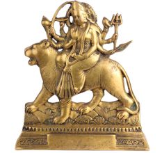 Brass Durga maa Statue Decorative Showpiece