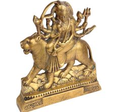 Brass Durga maa Statue Decorative Showpiece