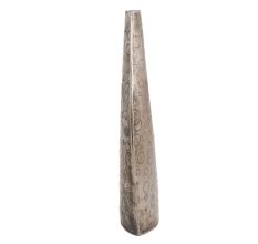 Brass Polka Dot Engraved Asymmetrical Vase