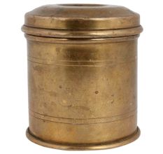 Brass Storage Container Or Canister With lid