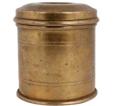 Brass Storage Container Or Canister With lid