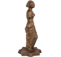 Brass English lady classical sculpture