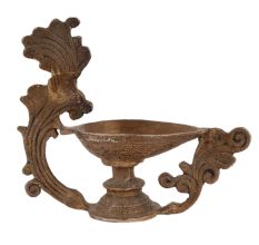 Brass Peacock DiyaÂ Pooja Decoration