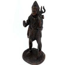 Brass Shiva Statue With Trishul Office Home Gift
