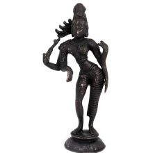 Indian Brass Statue Of A Lady Dancer