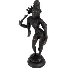 Indian Brass Statue Of A Lady Dancer