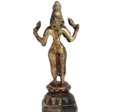 Brass Maha Laxmi Statue Goddess Lakshmi Statue