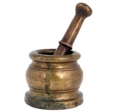 Brass Mortar And Pestle Set