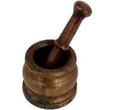 Brass Mortar And Pestle Set