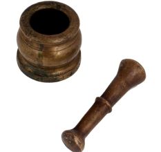 Brass Mortar And Pestle Set
