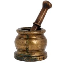 Brass Mortar And Pestle Set