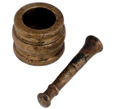 Brass Mortar And Pestle Indian Grinding Machine