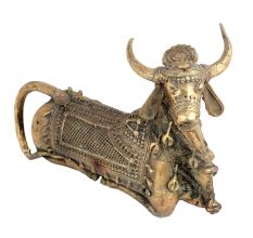 Brass Indian Holy Sitting God Statue