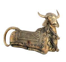 Brass Indian Holy Sitting God Statue