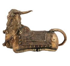 Brass Indian Holy Sitting God Statue