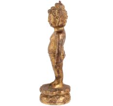 Brass Standing Buddha Statue For Gifting