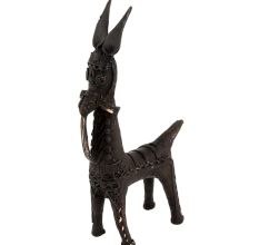Black Brass Unusual Brass Horse Statue