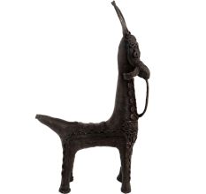 Black Brass Unusual Brass Horse Statue