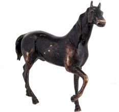 Indian Black Galloping Horse For Home Decoration