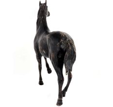 Indian Black Galloping Horse For Home Decoration