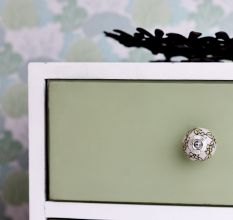 Yellow Tiny Ceramic Cabinet Knob